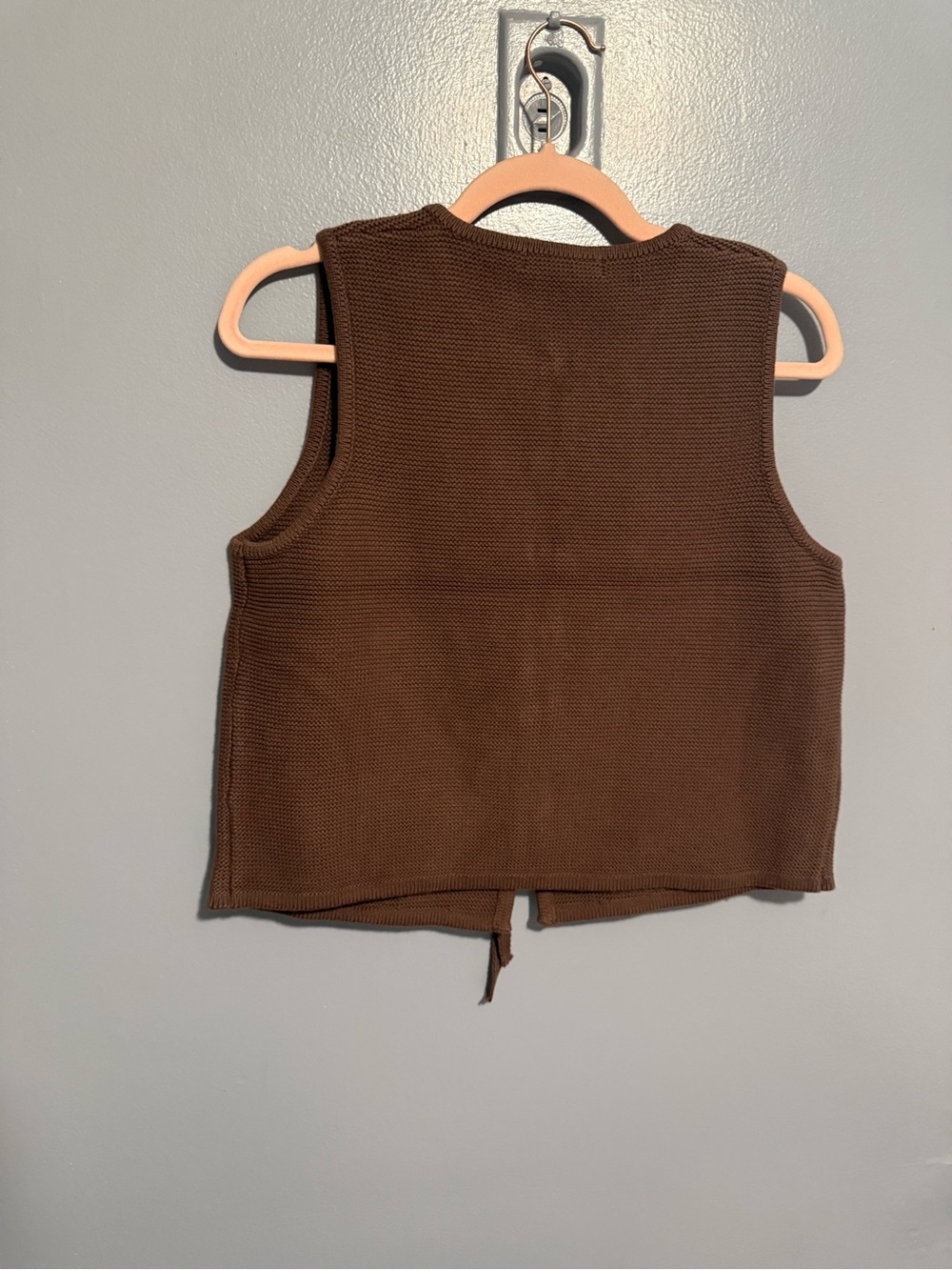 Zenana Outfitters Brown Knit Sweater - Picture 3 of 4